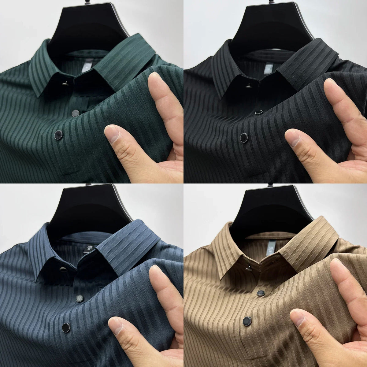 Men's Ice Silk Polo T-Shirt (Pack of 4)