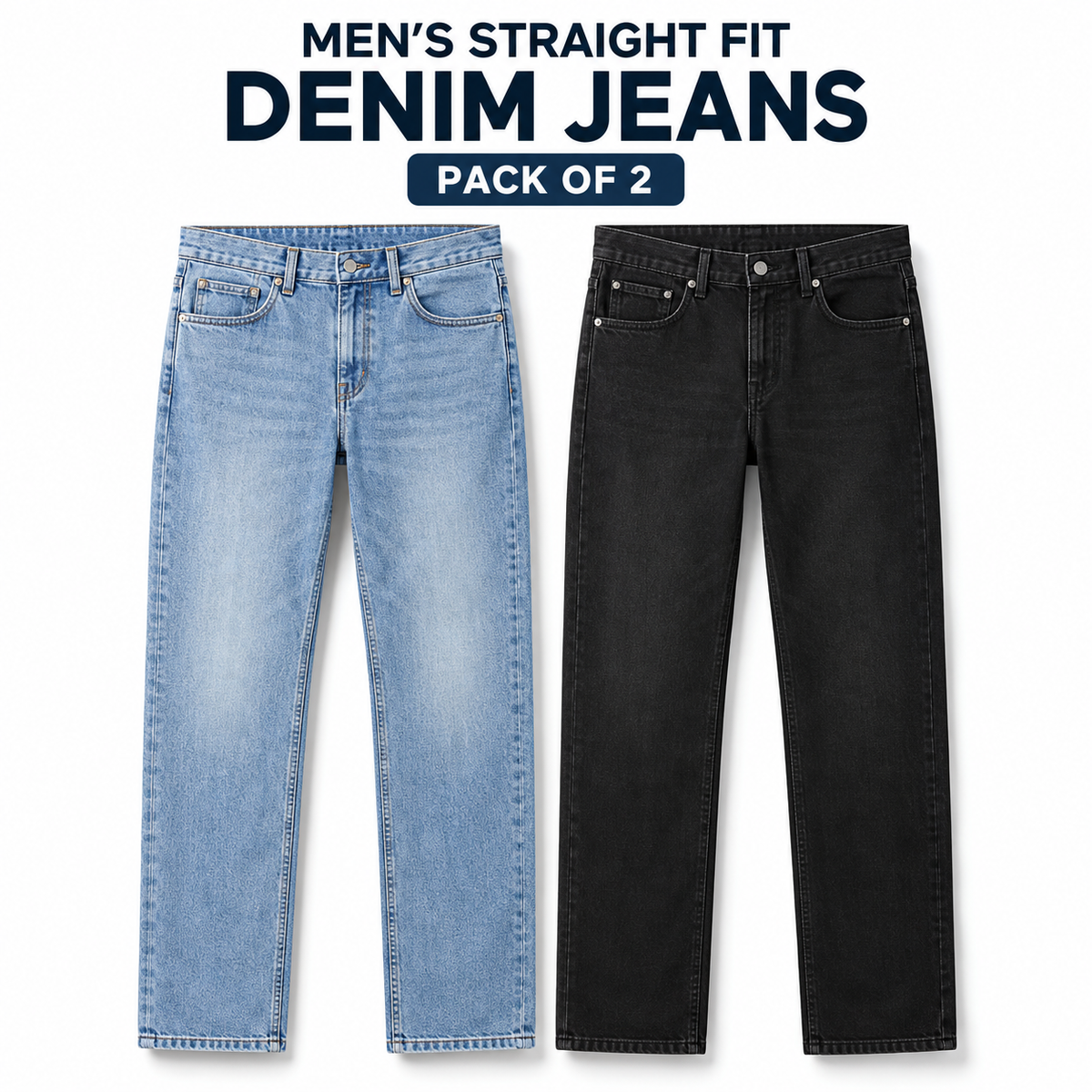 Everyday Classic Jeans – Pack of 2