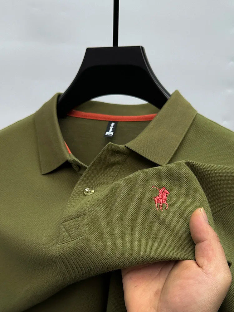 High end brand 100% pure cotton short sleeve POLO T-shirt (Pack of 4)